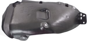 Rear Fender Liner for Hyundai Accent Sedan, Right (Passenger) Side, Fits 2012-2017, Replacement