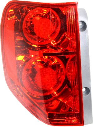 Tail Light for Honda Pilot 2003-2005, Left (Driver), Lens and Housing, Replacement