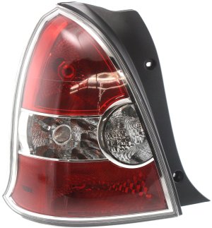 Tail Light Assembly for Hyundai Accent Hatchback 2008-2011, Left (Driver) Side, Replacement