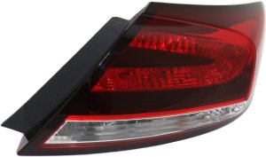 Tail Light Assembly for Honda Civic Coupe, Right (Passenger) Side, Fits 2014-2015 Models, Replacement