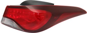Tail Light Assembly for Hyundai Elantra/Elantra Coupe 2014-2016, Right (Passenger), Outer, Halogen, Sedan, Korea Built Vehicle, Replacement