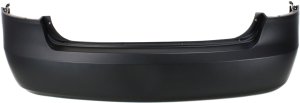 Rear Bumper Cover for Hyundai Sonata 2006-2008, Primed (Ready to Paint), 2.4L Engine, Replacement