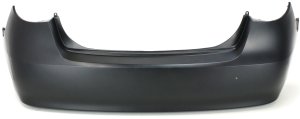 Rear Bumper Cover for 2007-2010 Hyundai Elantra, Primed (Ready to Paint), Sedan, Replacement