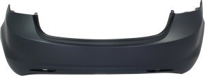 Rear Bumper Cover Primed (Ready to Paint) for Hyundai Elantra Sedan, USA Built, 2011-2013, Up to May 14, 2012, Replacement