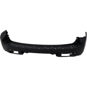 Rear Bumper Cover for Honda Pilot 2012-2015, Primed (Ready to Paint), Without Sensor Hole, Suitable for EX, EX-L, LX, SE Models, Replacement