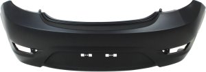 Rear Bumper Cover for Hyundai Accent Hatchback, 2012-2017, Primed (Ready to Paint), Replacement