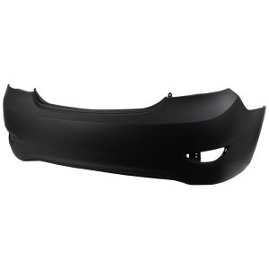 Rear Bumper Cover for Hyundai Accent Sedan, 2012-2017, Primed (Ready to Paint), Replacement