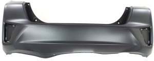 Primed (Ready to Paint) Rear Bumper Cover for 2015-2017 Mexico-Built Vehicles, Replacement