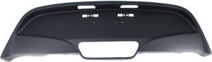Rear Lower Valance for Hyundai Veloster 2012-2017, Lower Bumper Cover, Textured Finish, Without Turbo, Replacement