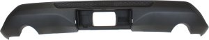 Rear Lower Valance Skid Plate Garnish for Pilot 2012-2015, Textured without Tow Hitch Hole, Touring Model, Replacement