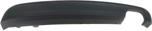 Rear Lower Valance for Hyundai Elantra 2014-2016, Lower Bumper Cover, Textured, 2.0L Engine, Sedan, with Exhaust Hole, for Korea Built Vehicle, Replacement