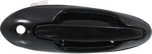Front Exterior Door Handle for Hyundai Sonata 1999-2001, Right (Passenger), Smooth Black, Replacement