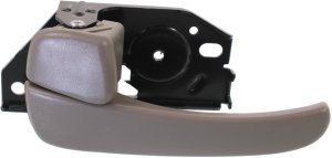 Front Interior Door Handle for Hyundai Sonata 1999-2001 & Kia Optima 2001-2006 in Beige, Left (Driver), Suitable for EX/SE/GLS Models (=Rear), Replacement
