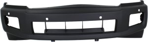 Front Bumper Cover for Infiniti QX56 2004-2010, Primed (Ready to Paint), Equipped with Distance Sensors, Replacement