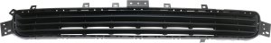 Front Bumper Grille for Infiniti Q50 2014-2017, Textured, Without Intelligent Cruise Control, Compatible with Hybrid 2014-2015 Standard Type, Excludes Sport Model, Replacement