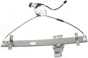 Power Front Window Regulator with Motor for Isuzu Rodeo 1998-2004, Left (Driver) Side, Replacement