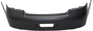 Rear Bumper Cover for Infiniti G37 and G25 (2010-2013), Q40 (2015), Primed (Ready to Paint), Without Premium Package, Base/Journey Model, Sedan, Replacement