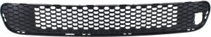 Front Bumper Grille for 2012-2012 Grand Cherokee SRT-8 Model, Center Position, Without Adaptive Cruise Control and Headlight Washer, Replacement