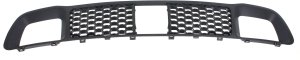 Front Bumper Grille for Jeep Grand Cherokee 2014-2016, Lower, Textured Gray, with Adaptive Cruise Control, for Laredo, Limited, Overland Models, Replacement