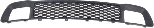 Front Bumper Grille for Jeep Grand Cherokee 2014-2016, Lower, Black, Without Adaptive Cruise Control / Tow Hook Holes, for Laredo/Limited/Overland/Summit Models, Replacement