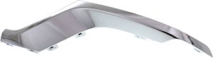 Front Bumper Molding Outer Applique, Chrome for 2014-2016 Jeep Grand Cherokee Right (Passenger), Suitable for Laredo, Limited, and Overland Models, Replacement