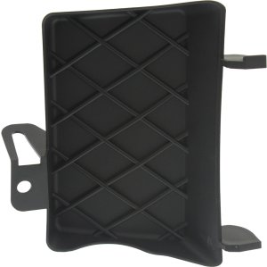 Front Bumper Tow Hook Cover for Jeep Grand Cherokee 2011-2013, Textured Black, Right (Passenger), Excludes SRT/SRT8 Models, Replacement