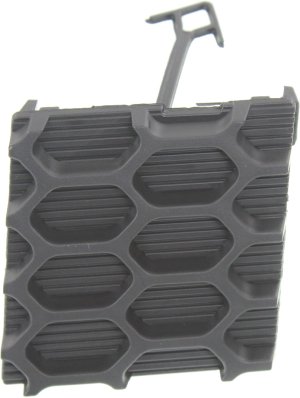 Front Bumper Tow Hook Cover for Jeep Grand Cherokee 2014-2021, Black, Suitable for Limited, Laredo, Trailhawk (2017-2019), Overland Models, Excludes SRT, Summit, Trackhawk, Replacement