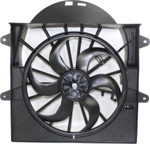 Radiator Fan Shroud Assembly for Jeep Grand Cherokee 2005-2009, Suitable for 3.7L/4.7L Engine, Replacement