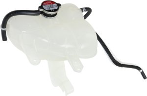 Coolant Tank (Radiator Spare Tank) with Cap for 2014-2015 Jeep Grand Cherokee, 3.0L Engine, Replacement