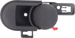 Front Interior Door Handle for Jeep Wrangler JK 2009-2010, Right (Passenger), Textured Black, Plastic, Replacement