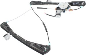 Power Front Window Regulator with Motor for LS 2000-2002, Left (Driver) Side, Replacement