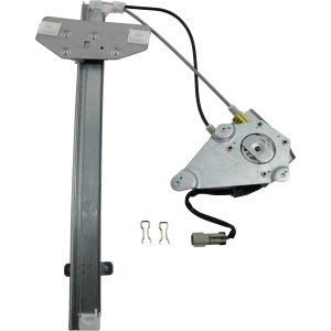 Front Window Regulator for Jeep Liberty 2002-2006 Right (Passenger), Power, with Motor, Ball Stud Style, with Spring Clip, To February 25, 2006, Replacement