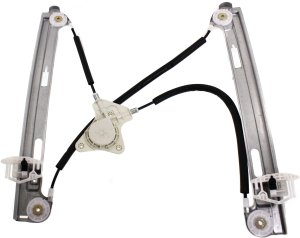 Front Window Regulator for Jeep Compass 2007-2017, Right (Passenger), Power, without Motor, Replacement