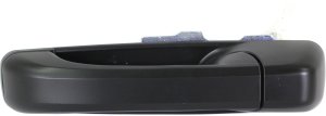Rear Exterior Door Handle for 2005-2006 Jeep Grand Cherokee, Left (Driver), Textured Black, Replacement