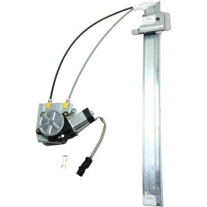Rear Window Regulator for Jeep Liberty 2002-2006, Left (Driver) Side, Power with Motor, Ball Stud Style, Includes Spring Clip, Up To 11-10-2005, Replacement