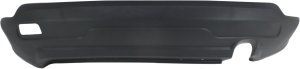 Rear Bumper Cover for Jeep Compass 2011-2017, Lower Fascia, Textured, with Tow Hook Holes, Replacement
