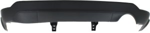 Rear Bumper Cover for Jeep Grand Cherokee 2011-2022, Lower Textured, without Towing Package, with Single Exhaust Hole, for 80th Anniversary/Laredo/Limited/Overland Models, Replacement