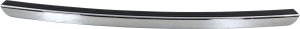 Rear Bumper Step Pad for Jeep Compass/Patriot 2011-2017 with Chrome Trim, Without Black Spear 2014-2017, Replacement