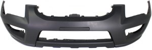 Front Bumper Cover for Kia Sportage 2005-2010, Primed (Ready to Paint), Mesh Type Grille, w/o Luxury Package, Replacement