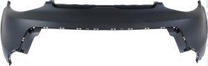 Front Bumper Cover for Kia Soul, 2014-2016, Upper, Primed (Ready to Paint), Replacement
