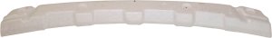 Front Bumper Absorber for Kia Sportage 2005-2010, Impact-Resistant, Partially Primed (Ready to Paint), Mesh Type Grille, Replacement