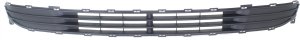 Front Bumper Grille for Kia RIO/RIO5 2006-2009, Textured Black, without Fog Light Hole, Suitable for Hatchback/Sedan, Replacement