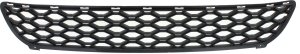 Front Bumper Grille for Kia RIO/RIO5 2010-2011, Textured Gray, Replacement