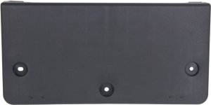 Front License Plate Bracket for Kia Optima 2011-2013, Textured Black, Excludes Hybrid Models, Replacement