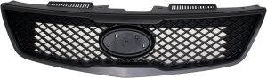 Textured Black Shell and Insert Grille for Kia Forte 2010-2010, Replacement
