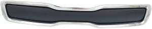 Textured Black Shell and Insert Grille for 2014-2016 Kia Soul, with Chrome Molding, Replacement