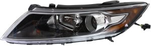 Headlight Assembly for OPTIMA 2011-2013 Hybrid Models, Left (Driver) Side, Halogen, Replacement