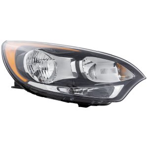 Headlight Assembly for Kia Rio Hatchback 2012-2017, Right (Passenger), Halogen, without LED Position Light, Excluding SX Model, Replacement