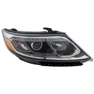Headlight Assembly for Kia Sorento 2014-2015 Right (Passenger), Halogen, Suitable for EX/SX Models, Replacement
