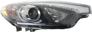 Headlight Assembly for Kia Forte, Forte Koup, Forte5 2014-2015, Right (Passenger) HID/Xenon with HID Kit, up to 10-17-2014 , Replacement